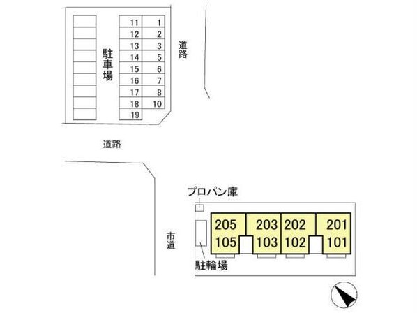 スリーエス（馬見塚町）の物件外観写真